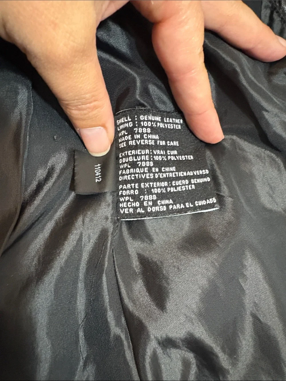 Michael Kors Black Leather Moto Jacket